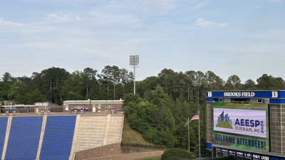Duke Football Stadium Showcases the AEESP Conference Display